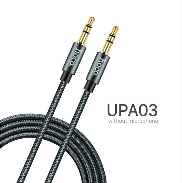 

Hoco aux cable with microphone 3 5mm jack male to male audio cable jack 3 5 for car iphone mp3 mp4 headphone peaker