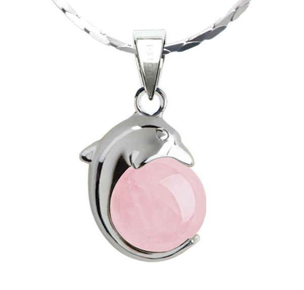 

fortune improved natural pink silver pendant necklace