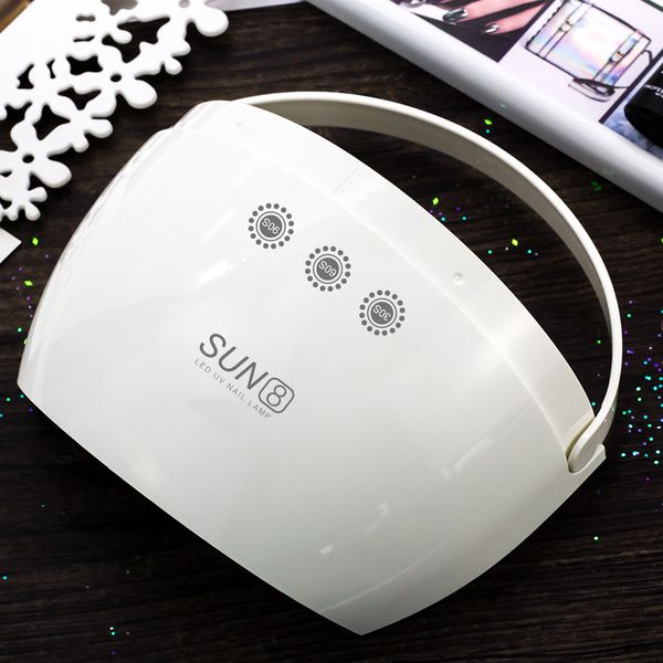 

sun 8 uv led nail dryer for women delicate mini uv lamp automatic sensing drying fingernail&teonail manicure machine art tools