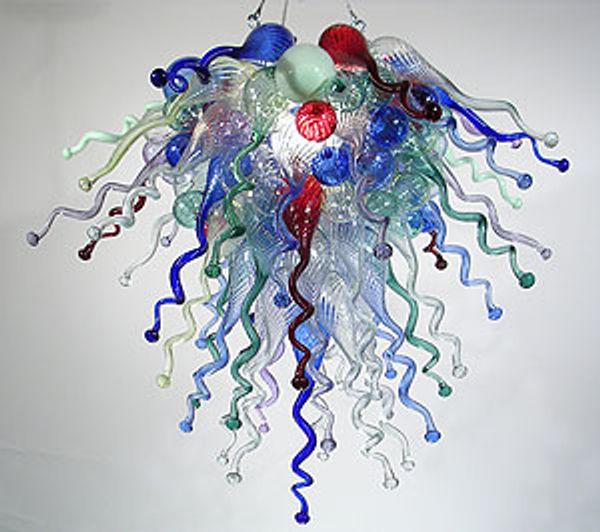 

2020 modern italian style custom made ce certificate art deco colorful hand blown murano glass chandelier