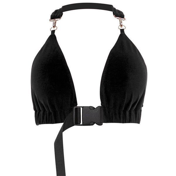 

women casual solid ladies front buckle bralette bralet bra bustier crop unpadded tank  3 colors, White