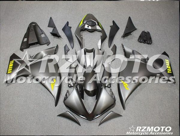 

3 gifts new motorcycle fairings kits for yamaha yzf-r1 2009-2011-2012 r1 09-11-12 yzf1000 bodywork loves silver b44