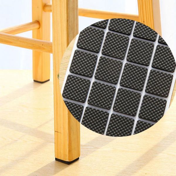 Adhesive Rubber Furniture Feet Floor Protector Pads Anti Skid