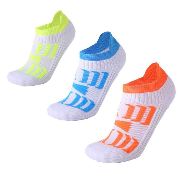 

men women professional sports running socks gym fitness cycling yoga breathable deodorant antibacterial cotton sock, Black