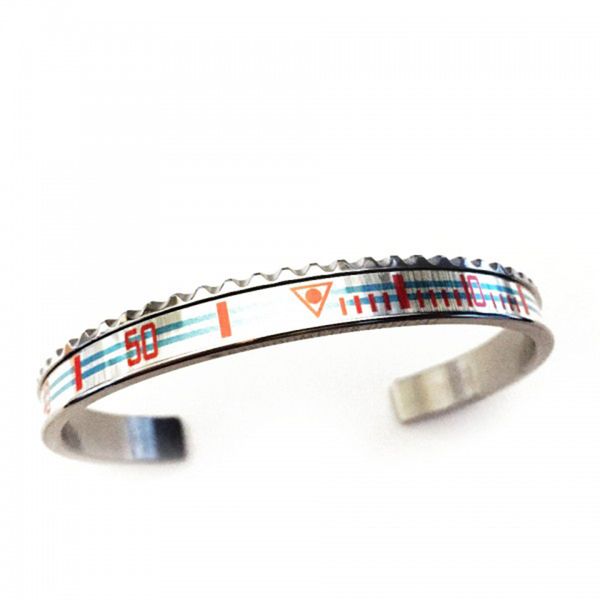 

361l из нержавеющей стали серфер белый спидометр браслет Браслет стиль открытый ма