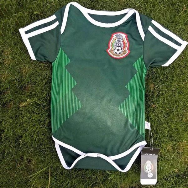 

new baby climbing jumpsuit 2018 world cup national team soccer wear short sleeve baby football wear newborn babies clothes, Blue