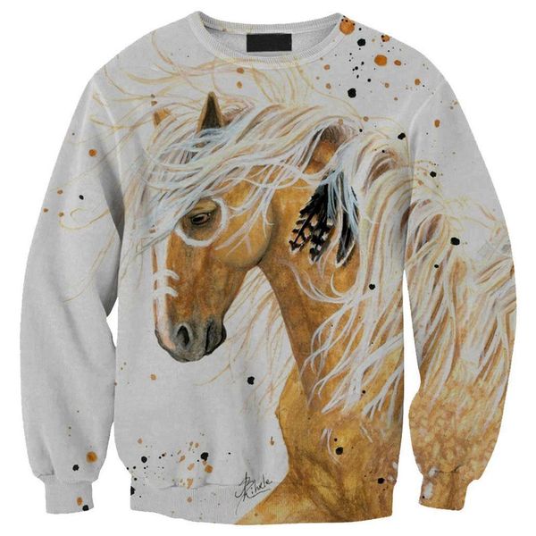 

instagram horse hoodies 3d sweatshirt fashion couples men women 3d print hoodies sweatshirts 14 styles fancy hoodie, Black