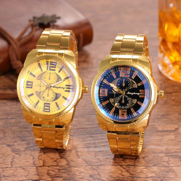 

casual movement sports watch new luxury watch fashion stainless steel men's quartz business wrist relogio masculino, Slivery;brown