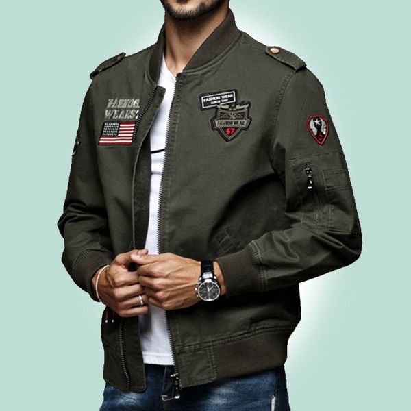 chaqueta army hombre