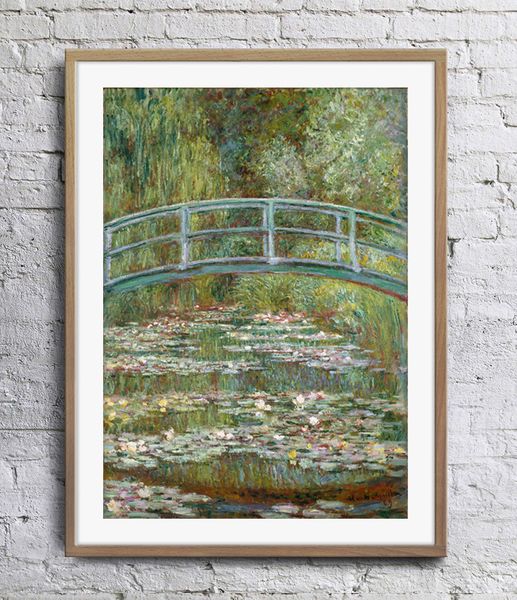

The Water Lily Pond Oil Painting Claude Monet Art Poster Wall Decor Pictures Art Print Home Decor Poster Unframe 16 24 36 47 Inches