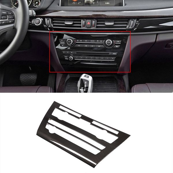 Center Console Air Conditioning Volume Frame Decoration Cover Trim For Bmw X5 F15 X6 F16 2014 2018 Abs Car Interior Accessories Interior Vehicle