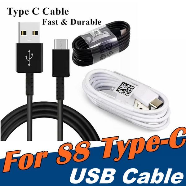 Hochwertiges USB-Typ-C-Kabel, 1,2 m, für Samsung Note 20, Note 8, S9, S10, S21, Typ-C-Gerät, Schnellladung, Aufladen, Synchronisierung, Datenkabel, Handykabel