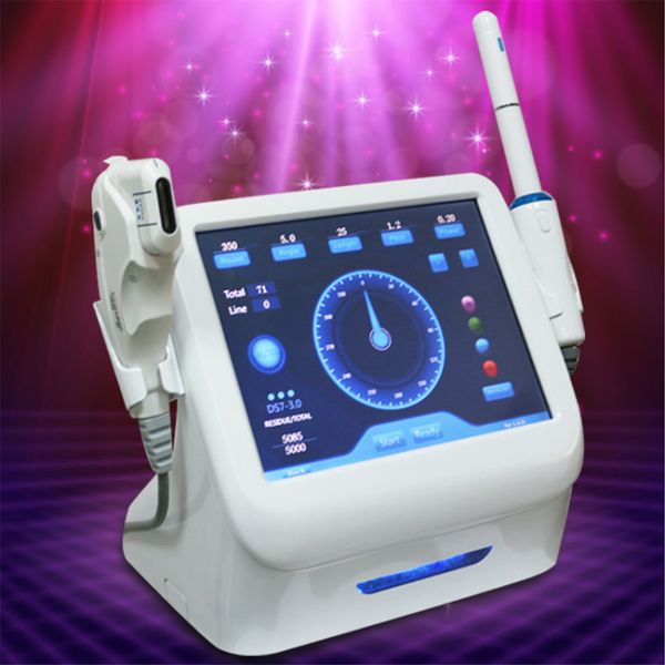 

hifu 5 cartridges 2 in 1 skin tighten face lifting vaginal tighten high intensity focused ultrasound wrinkle removal beauty machine system