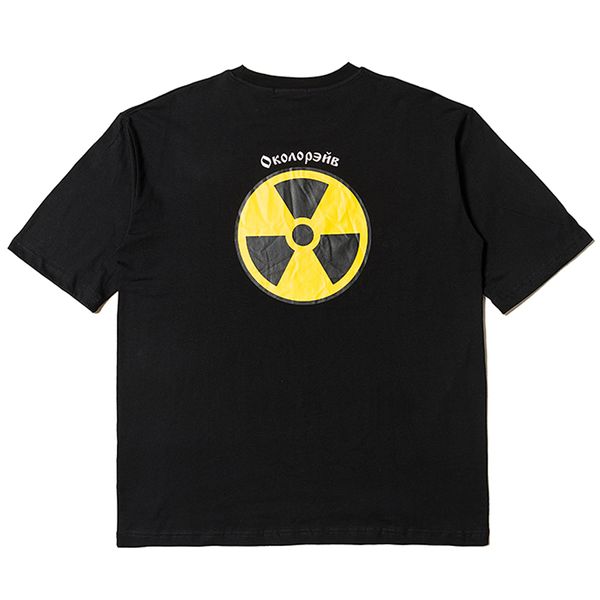 

Гоша Рубчинский рейв негабаритных футболка Мужчины Женщины футболка Harajuku футбол
