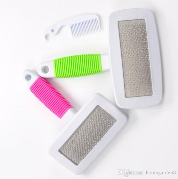 

pet supplies pet comb brush stainless steel bath brush epilation flea needle comb fur brush 2 specifications