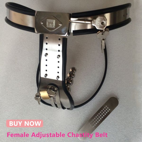 

stainless steel y-type female curved bionic chastity belt fetish bondage toys for woman chastity belt