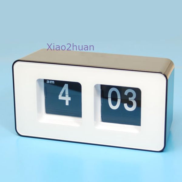 

e74 retro flip classic stylish desk auto modern wall clock