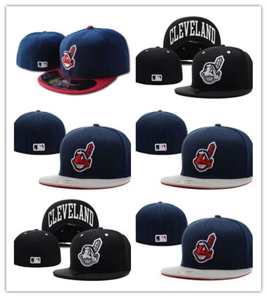 

Hot Cool New!! Wholesale Online Shopping Cleveland Indians Fitted Hats Snapback Cap Men Women Basketball Hip Pop