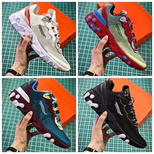 

2019 Undercover x Предстоящий React Element 87 Кроссовки для мужчин, женщин, Спортивные кроссовки высшего качества Спортивные кроссовки Eur 36-44