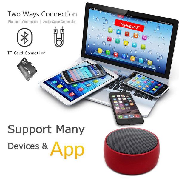 Mini Wireless Bluetooth speakers with heavy bass for mobile phone or cell phone