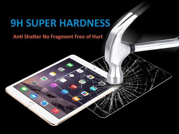 

9h ultra-thin 0.2mm for ipad mini 2 3 4 air pro tempered glass screen protector for ipad air 2/3/4
