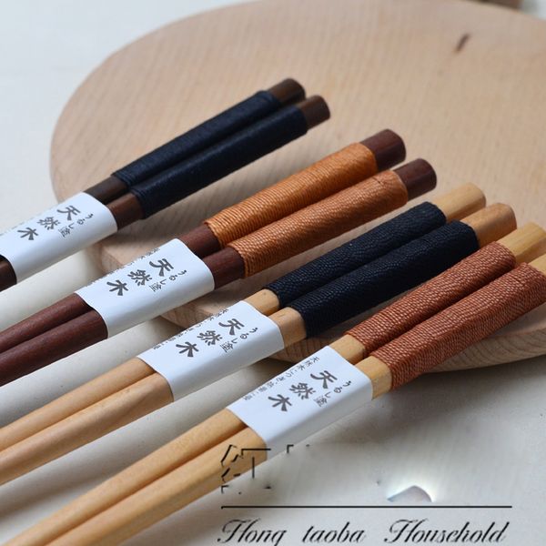 

japanese style natural wood chopsticks kitchen cooking tableware wholesale