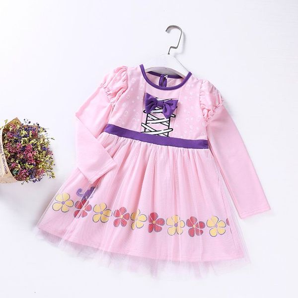 

retail girl princess dress snow white cartoon halloween christmas long sleeve dress cloak children clothing 2-6 years l827, Red;yellow