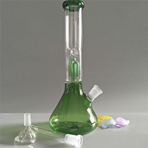 Hochwertige, funktionale Wasserpfeife aus Glas mit 1 Stück 12,5 Zoll hoch (G-305)