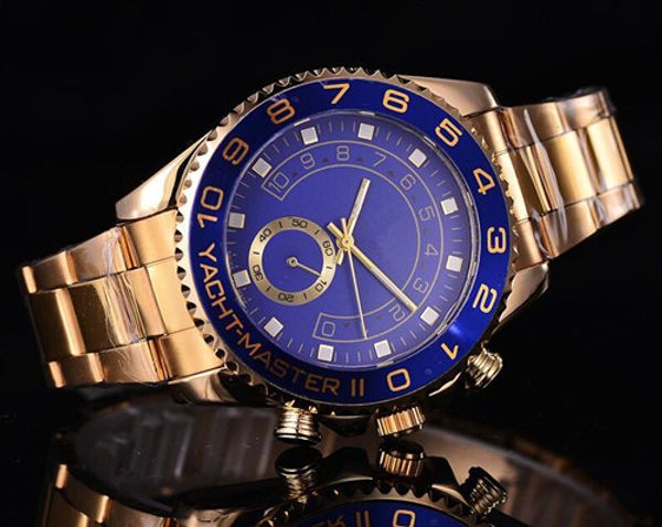 

AAA relogio masculino mens watches Luxury wist fashion Black Dial With Calendar Bracklet Folding Clasp Master Male giftluxury Mens Watche