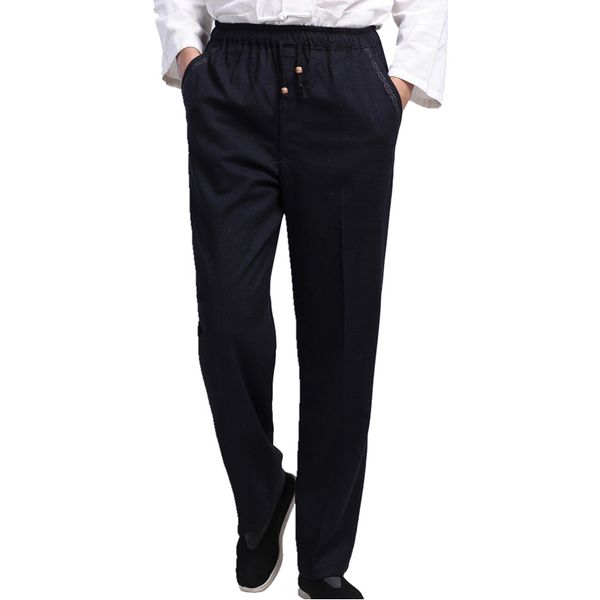 

chinese traditional trousers men men's woolen men pants, Red