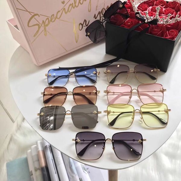 

bees sun glasses woman sunglasses speckle classical brand designer beach holiday sunglasses uv400 sunglasses, White;black