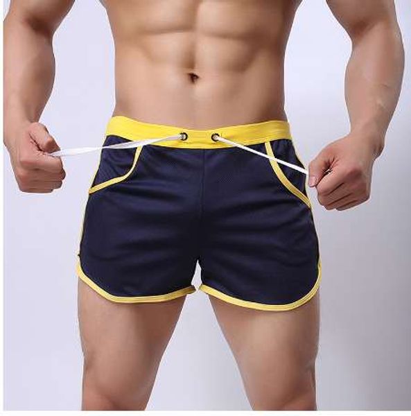 

quick dry clothing men's casual shorts household man shorts g pocket straps inside trunks beach shorts, White;black