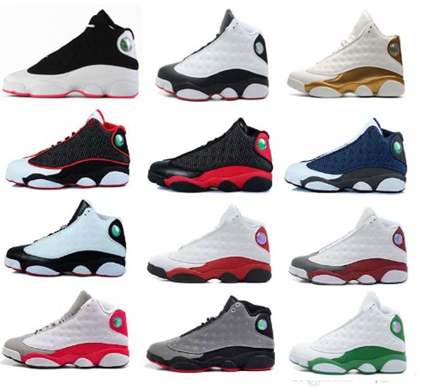 

13 13s mens basketball shoes Phantom Hyper Royal Italy Blue Bordeaux Flints Chicago Bred DMP Wheat Olive Ivory Black Cat women Size5.5-13