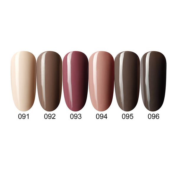 

mshing99 gel nail polish uv 8ml coffee soak off gel polish lacquer nail art vernis semi permanent cc06, Red;pink