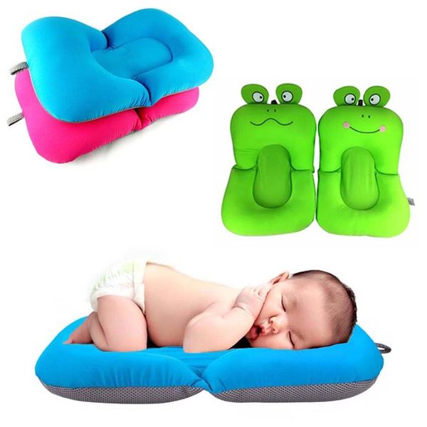 Infant Newborn Baby Bath Tub Pillow Pad Lounger Air Cushion