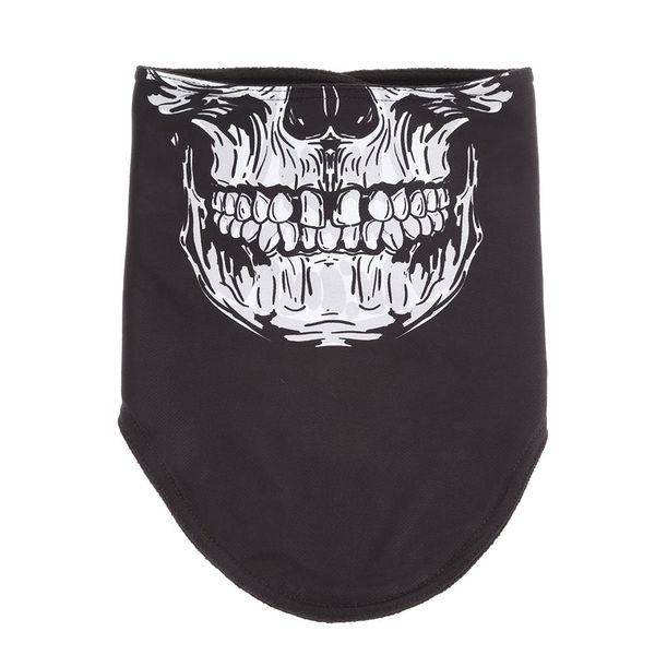 

windproof warm skiing mask cycling riding triangular bandage, Black