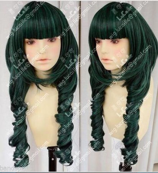 

dead master dm styled cosplay wig black rock shooter, Black;brown