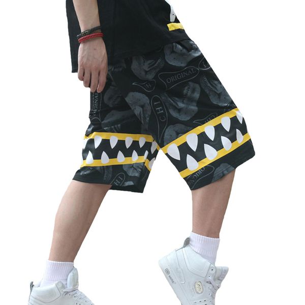 

длинные шорты мужчины hip hop повседневный plus размер gasp mens лета багги короткие jogger harajuku bermuda мода акула boardshorts мужчины, White;black