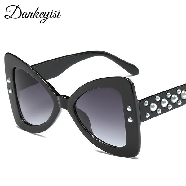 

dankeyisi ladies cat eye sunglasses women brand designer clear glasses sun glasses for female uv400 vintage eyewear shades, White;black