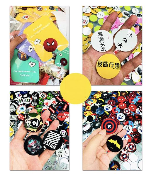 

3d airbag bracket luxury brand airbag holder up univer al multi purpo e calable creative cell phone bracket 360 degree roung holder