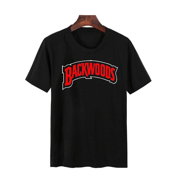 

backwoods t-shirt men casual funny graphic smokers t shirt summer round neck fashion male tee shirts, White;black