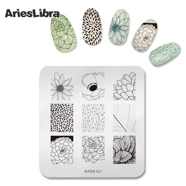 

beautiful image design nail art print stamping plates nail template for stencil plate manicure diy styling tools, White