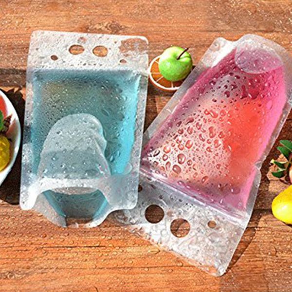 

прозрачный пластиковый пакет с напитками и напитками diy 500 мл контейнер для напитков питьевая сумка фруктовый сок для хранения продуктов п