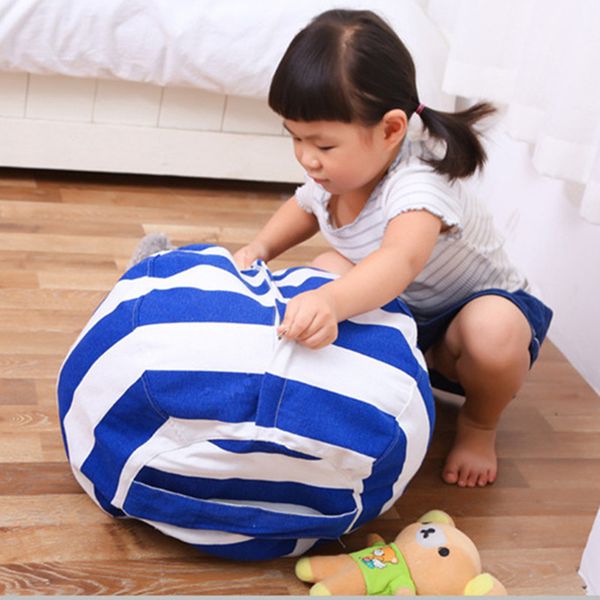 

kids storage bean bas stuffed animal toys lazy sac sofa chair playing mat striped plush toy clothing organizer storage bags 18 dhl free