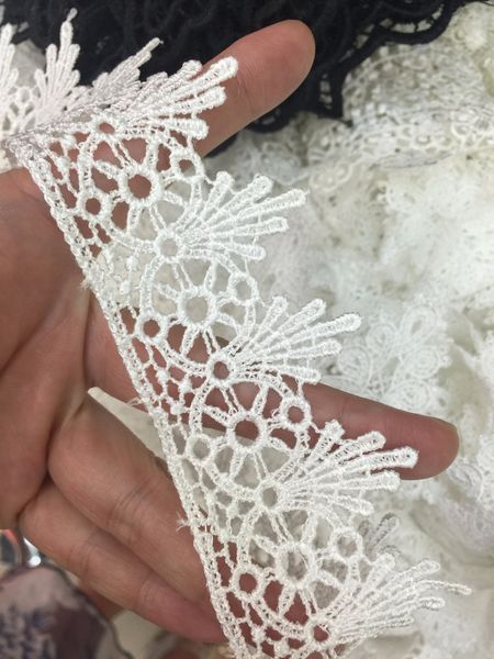 

29yards анинй ил зђбай вивка полиеѬ venise кѬђжева оделка белй ве Ѭаз, Black