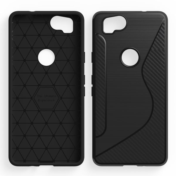 Housse Pour Téléphone Portable Caseishere Soft S Dessin Au Trait Silicone Tpu Gel Peau Couverture De Cas Pour Google Pixel 2 Housses Telephone