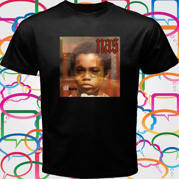 Nas Illmatic Album Cover Rap Hip Hop Men S Black T Shirt Size