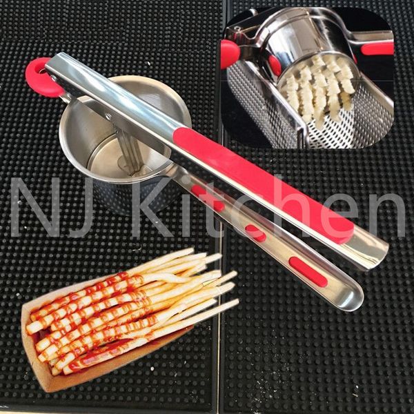

stainless steel 20cm 30cm super long french fries maker dispenser longest potato forming machine footlong fries maker machine ricer