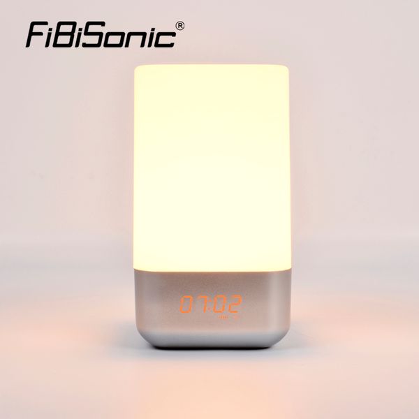 

multi-function alarm clock wake up night light creative home bedroom bedside dimming led small digital table deskalarm clock
