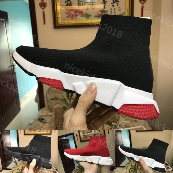 

sock shoe speed trainer running shoes with box sneakers speed trainer socks race runners black shoes men and women sports shoes